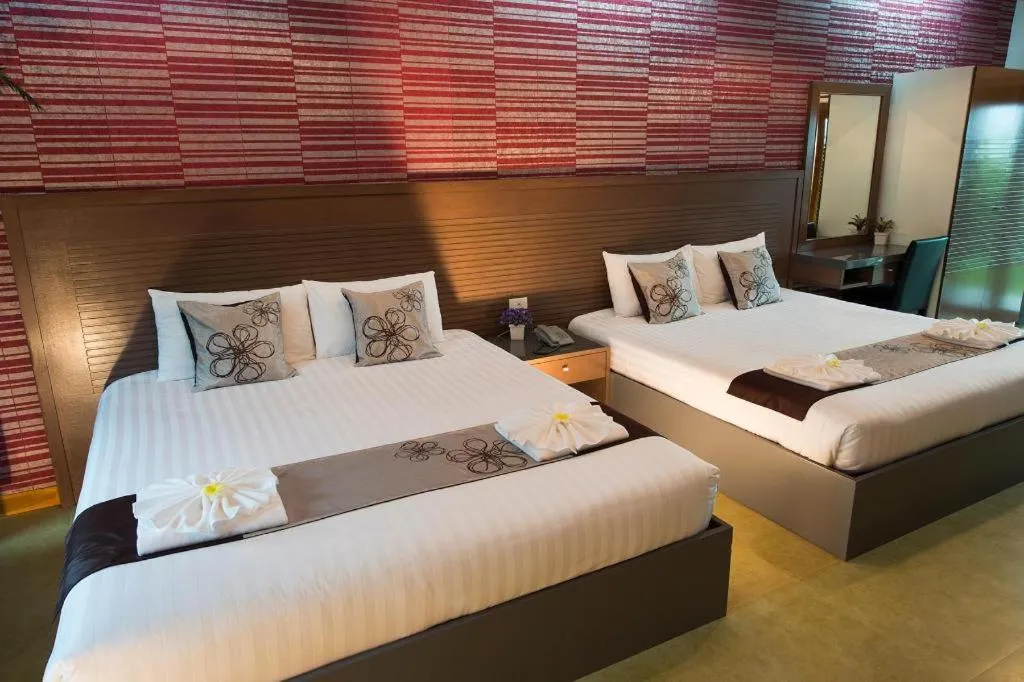 Bed in 111 Resort and Spa
