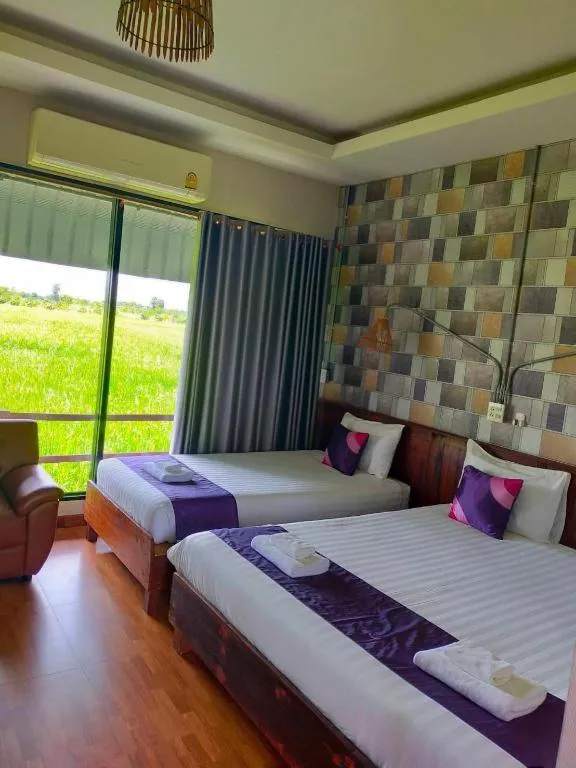 Bed in 111 Resort and Spa