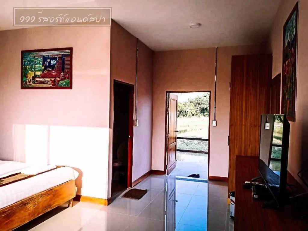 Bed in 111 Resort and Spa