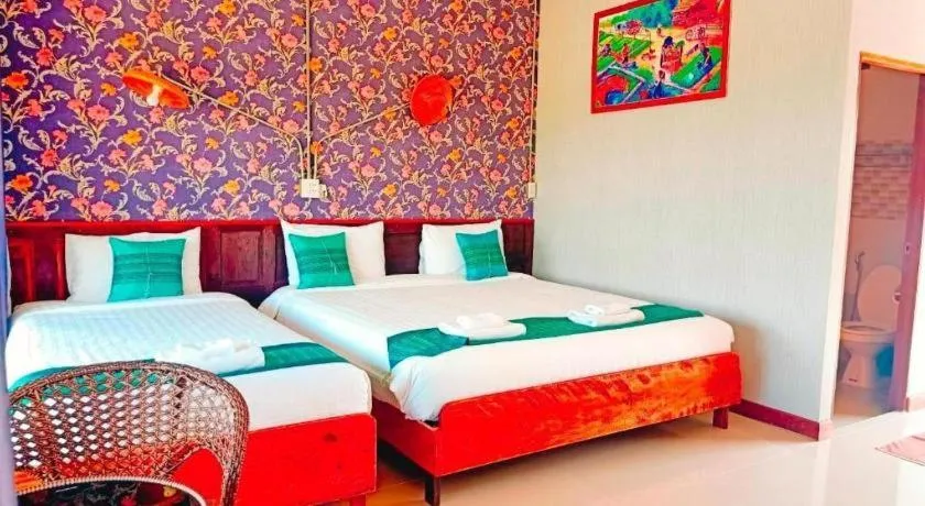 Bed in 111 Resort and Spa