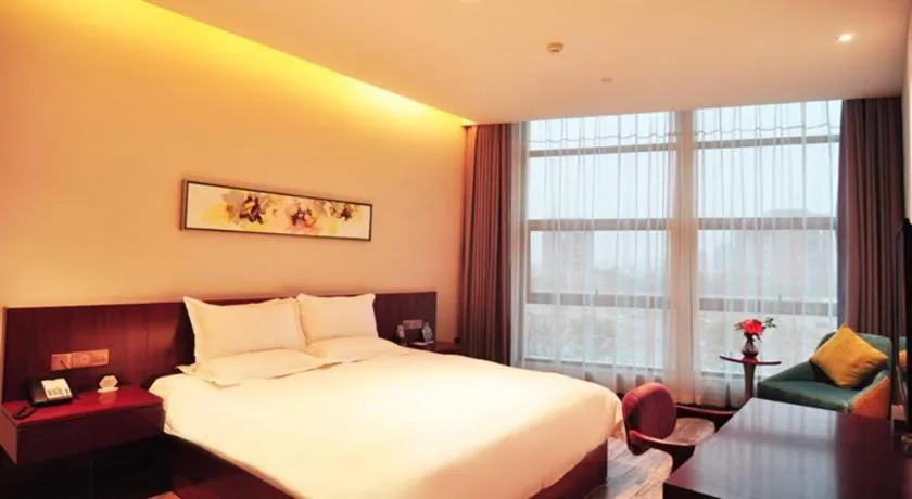 Bed in Hangzhou Berman Hotel