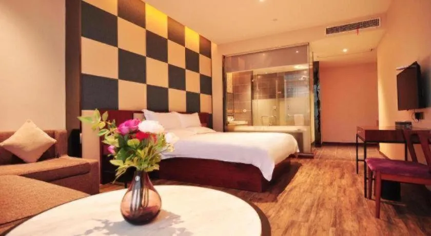 Bed in Hangzhou Berman Hotel