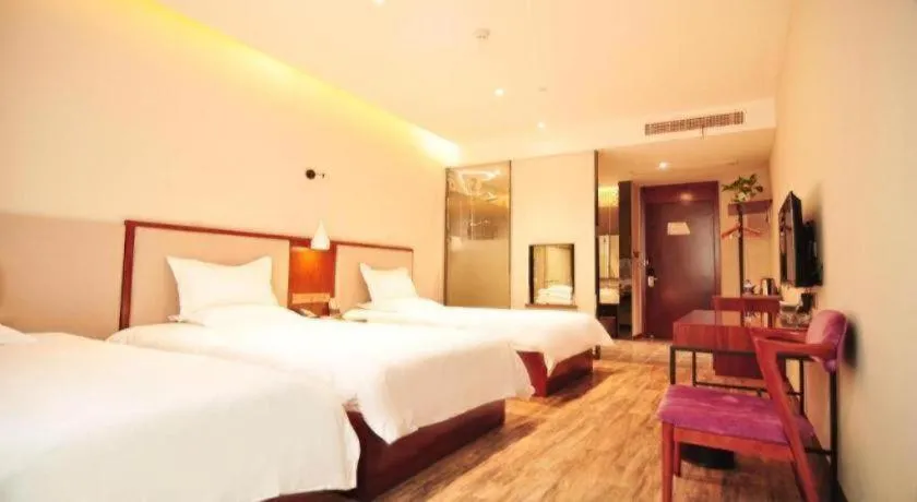 Bed in Hangzhou Berman Hotel