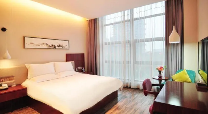 Bed in Hangzhou Berman Hotel