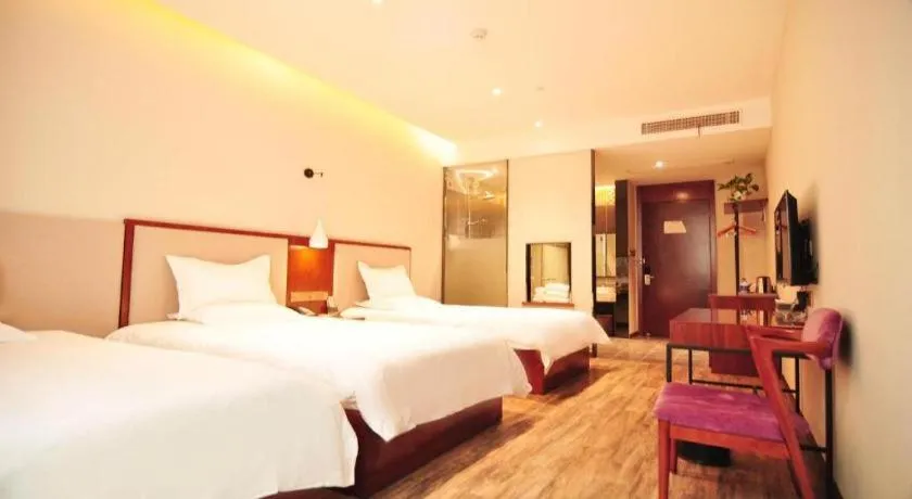 Bed in Hangzhou Berman Hotel