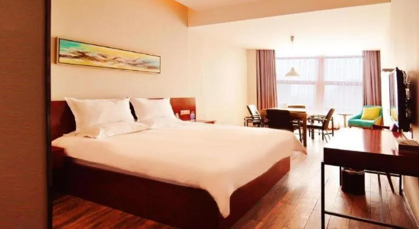 Bed in Hangzhou Berman Hotel