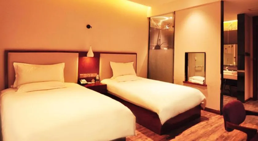 Bed in Hangzhou Berman Hotel