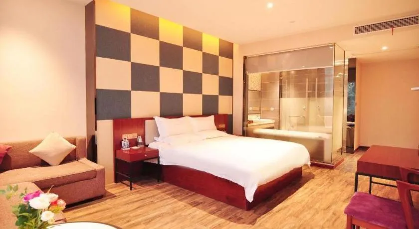 Bed in Hangzhou Berman Hotel