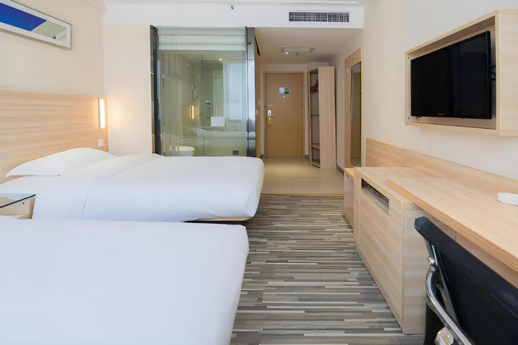 Bed in City Comfort Inn Changsha Tangshuili Fuyou