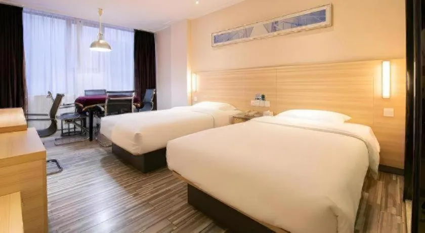 Bed in City Comfort Inn Changsha Tangshuili Fuyou