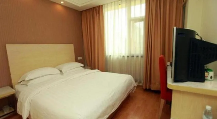 Bed in Anyi 158 Hotel Fuqin