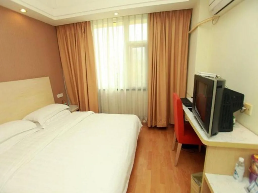 Bed in Anyi 158 Hotel Fuqin