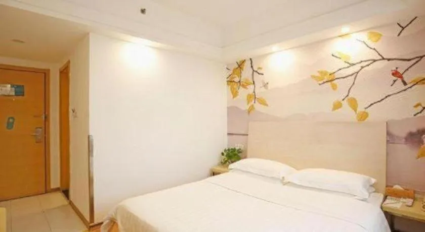 Bed in Anyi 158 Hotel Fuqin