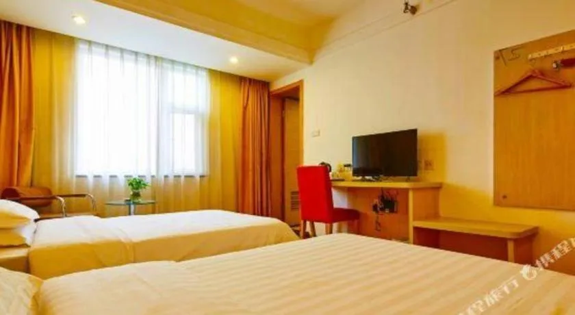 Bed in Anyi 158 Hotel Fuqin