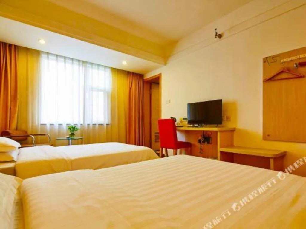 Bed in Anyi 158 Hotel Fuqin