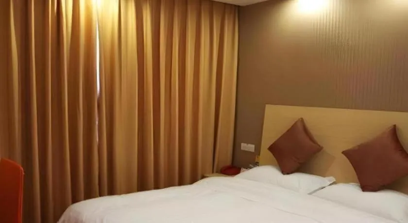 Bed in Anyi 158 Hotel Fuqin