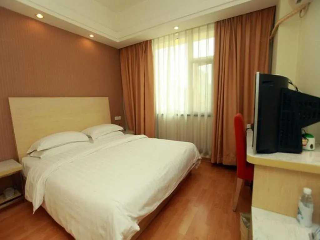 Bed in Anyi 158 Hotel Fuqin