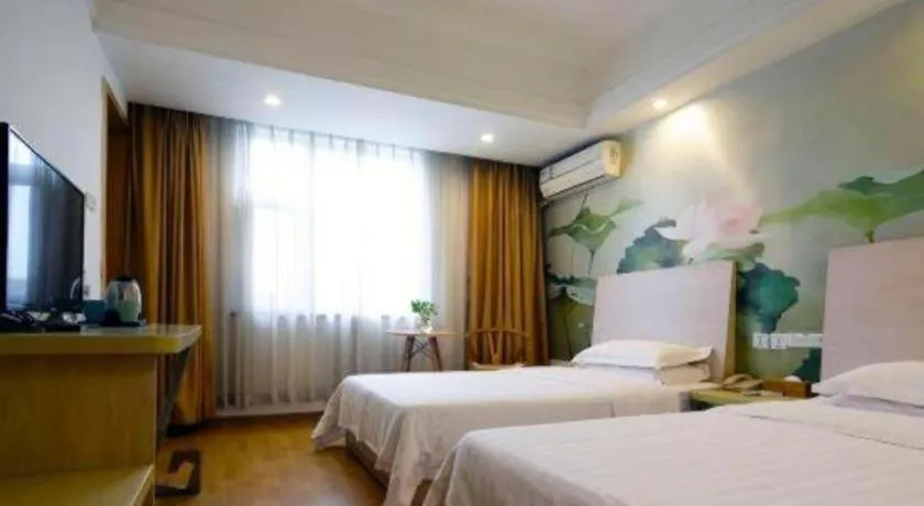 Bed in Anyi 158 Hotel Fuqin