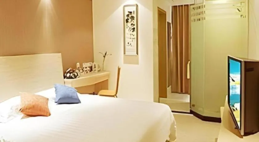 Bed in Anyi 158 Hotel Fuqin