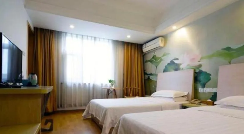 Bed in Anyi 158 Hotel Fuqin