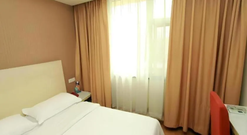 Bed in Anyi 158 Hotel Fuqin