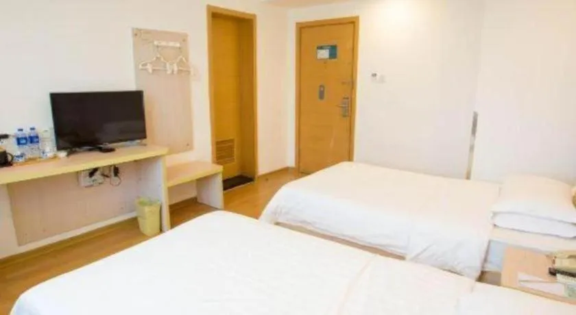 Bed in Anyi 158 Hotel Fuqin