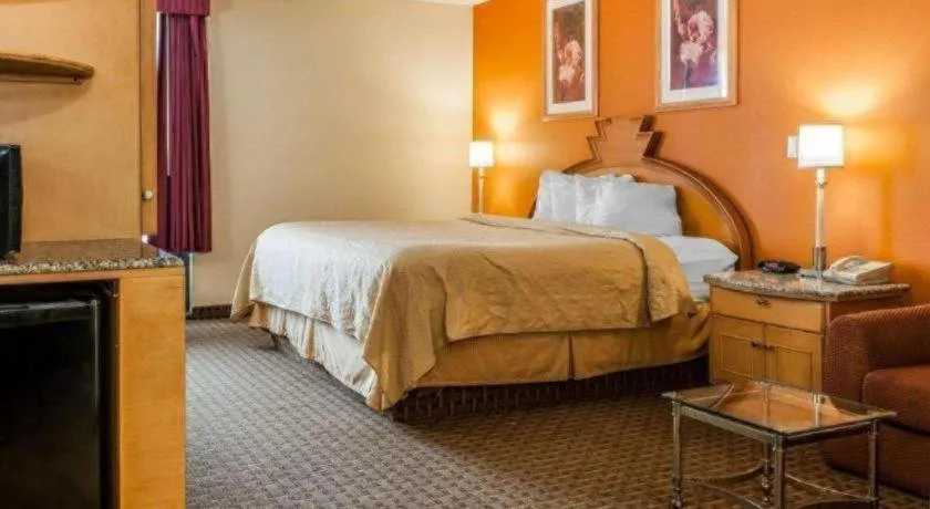 Bed in Quality Inn & Suites Shelbyville I-74