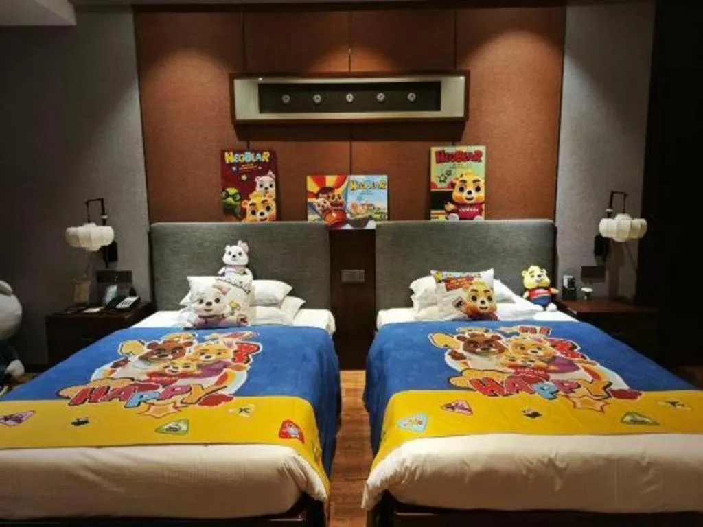 Bed in Rezen Hotel Pasonda Junyu