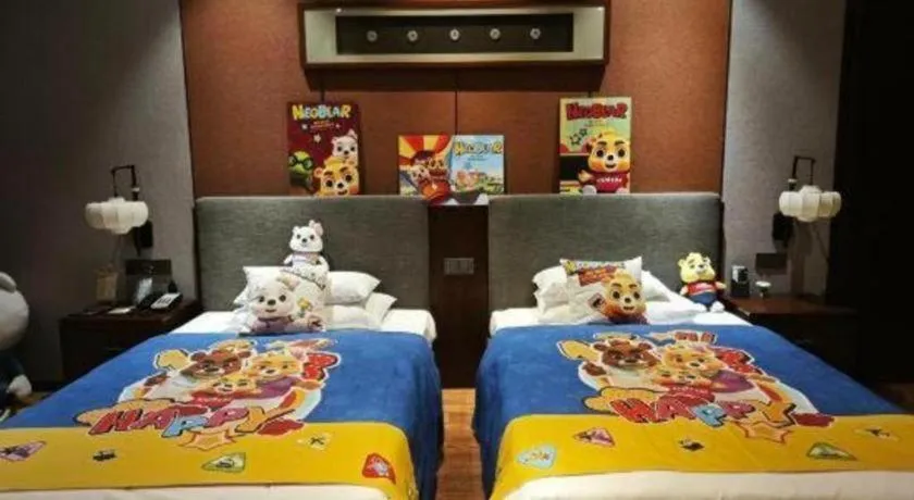 Bed in Rezen Hotel Pasonda Junyu