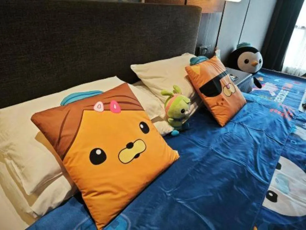 Bed in Rezen Hotel Pasonda Junyu