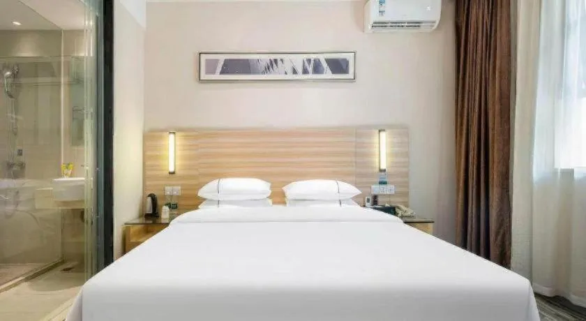 Bed in City Comfort Inn Baise Uprising Memorial Park Laiyu