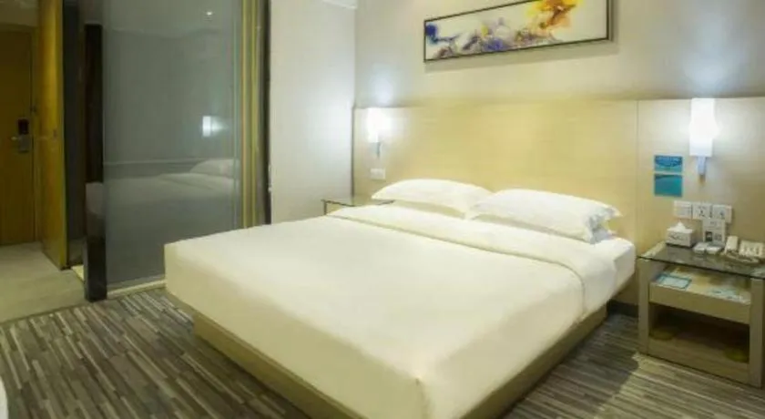 Bed in City Comfort Inn Baise Uprising Memorial Park Laiyu