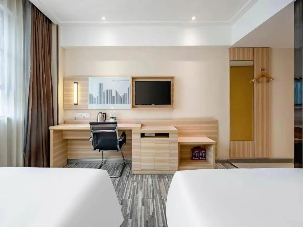 Bed in City Comfort Inn Baise Uprising Memorial Park Laiyu