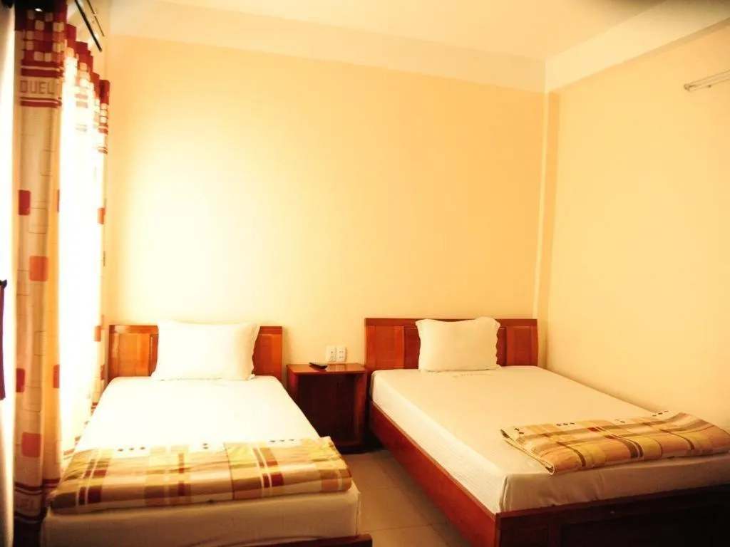 Bed in Hong Thang Hotel