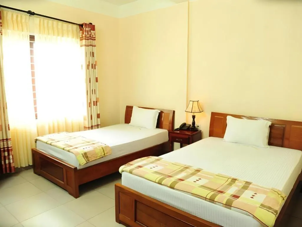 Bed in Hong Thang Hotel