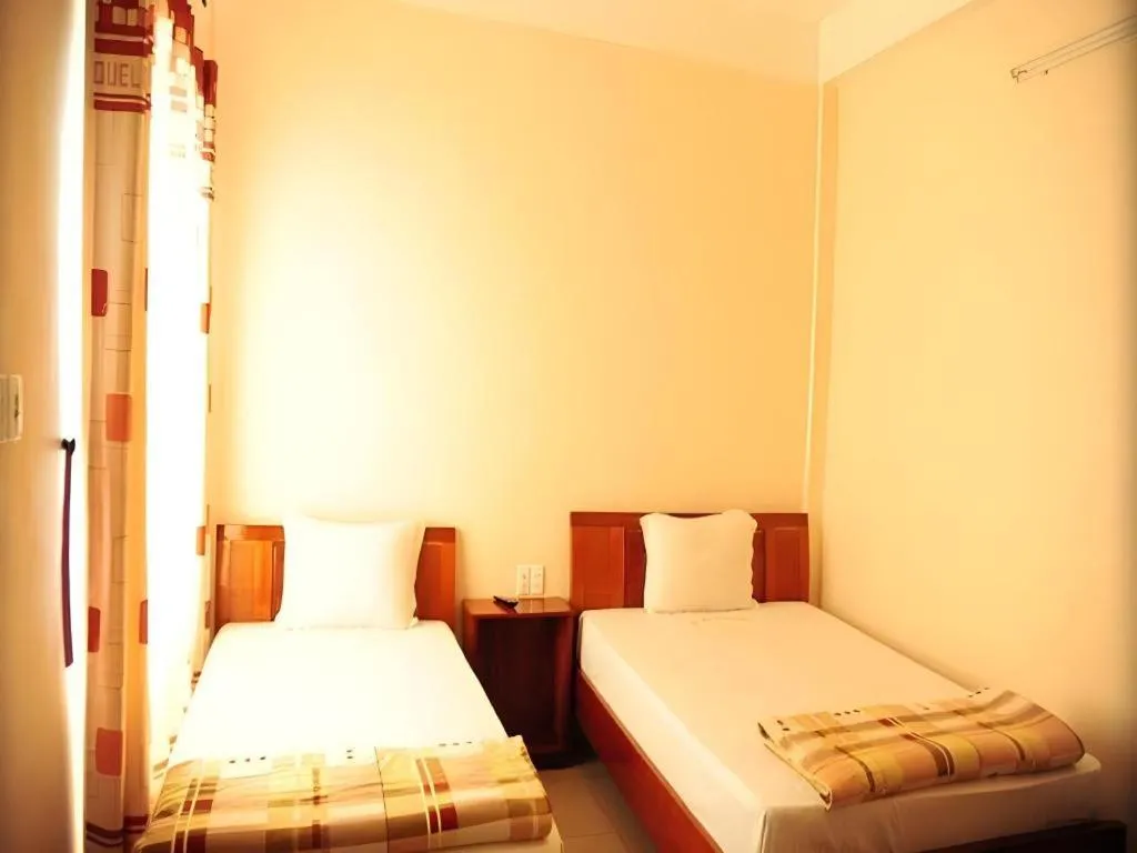 Bed in Hong Thang Hotel