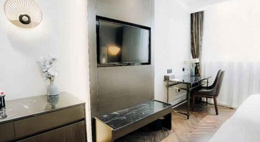 Bed in Jinjiang Metropolo Hotel Nanjing Jiangning Binjiang Development Zone