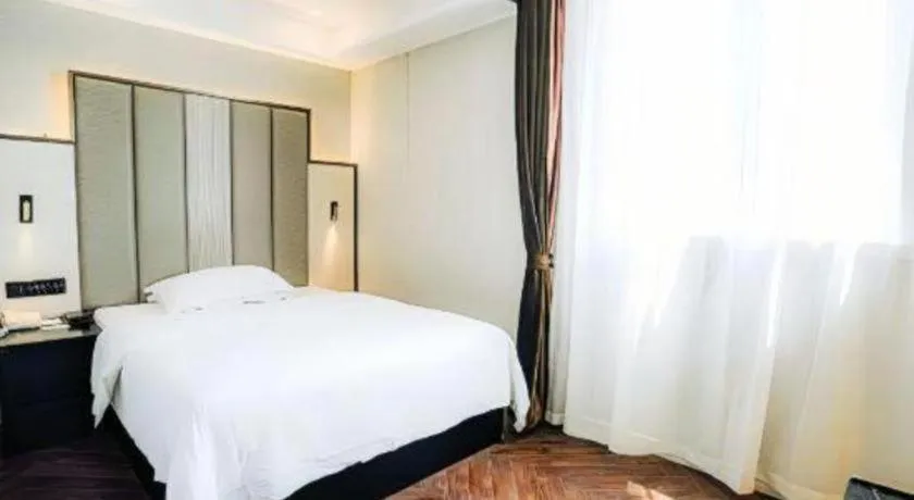 Bed in Jinjiang Metropolo Hotel Nanjing Jiangning Binjiang Development Zone