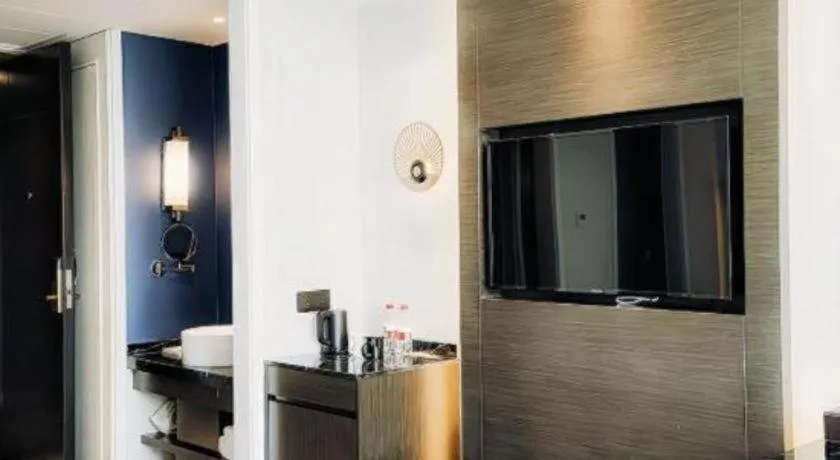 Bed in Jinjiang Metropolo Hotel Nanjing Jiangning Binjiang Development Zone