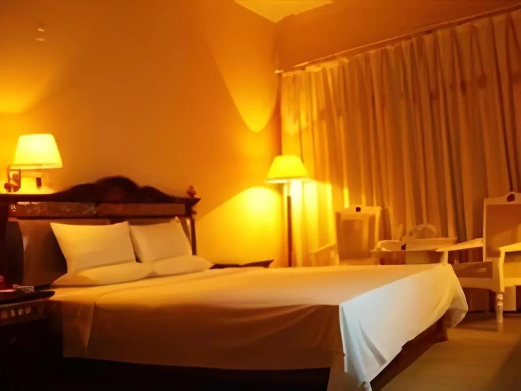 Bed in Out Sky Hotel