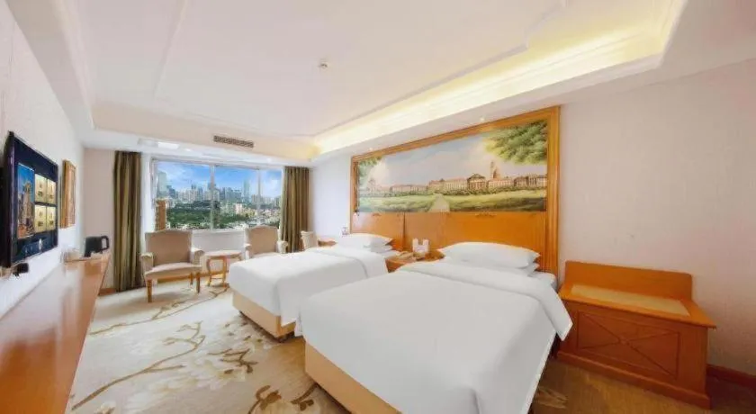 Bed in Out Sky Hotel