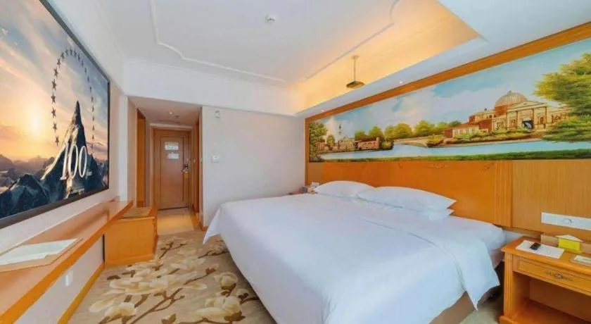 Bed in Out Sky Hotel