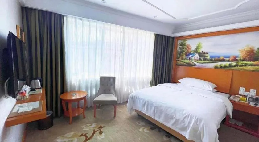 Bed in Out Sky Hotel