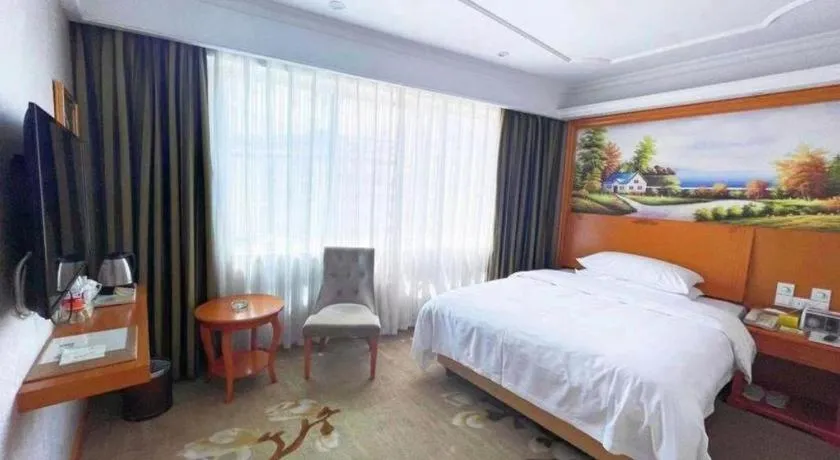 Bed in Out Sky Hotel