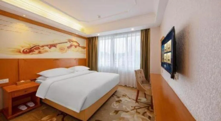 Bed in Out Sky Hotel