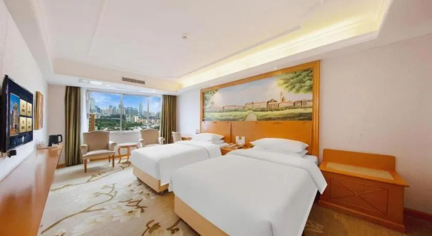 Bed in Out Sky Hotel