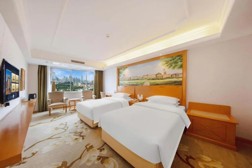 Bed in Out Sky Hotel