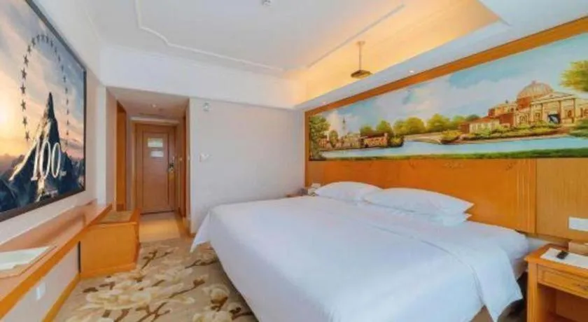 Bed in Out Sky Hotel