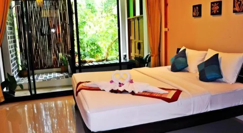 Bed in Oopkaew Resort