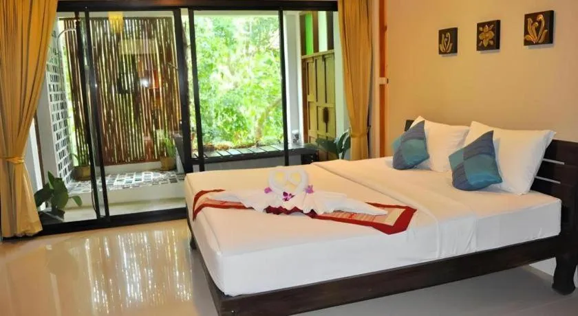 Bed in Oopkaew Resort